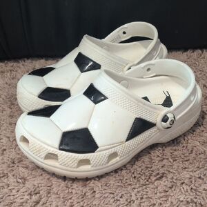 Kids Soccer Crocs Size 1